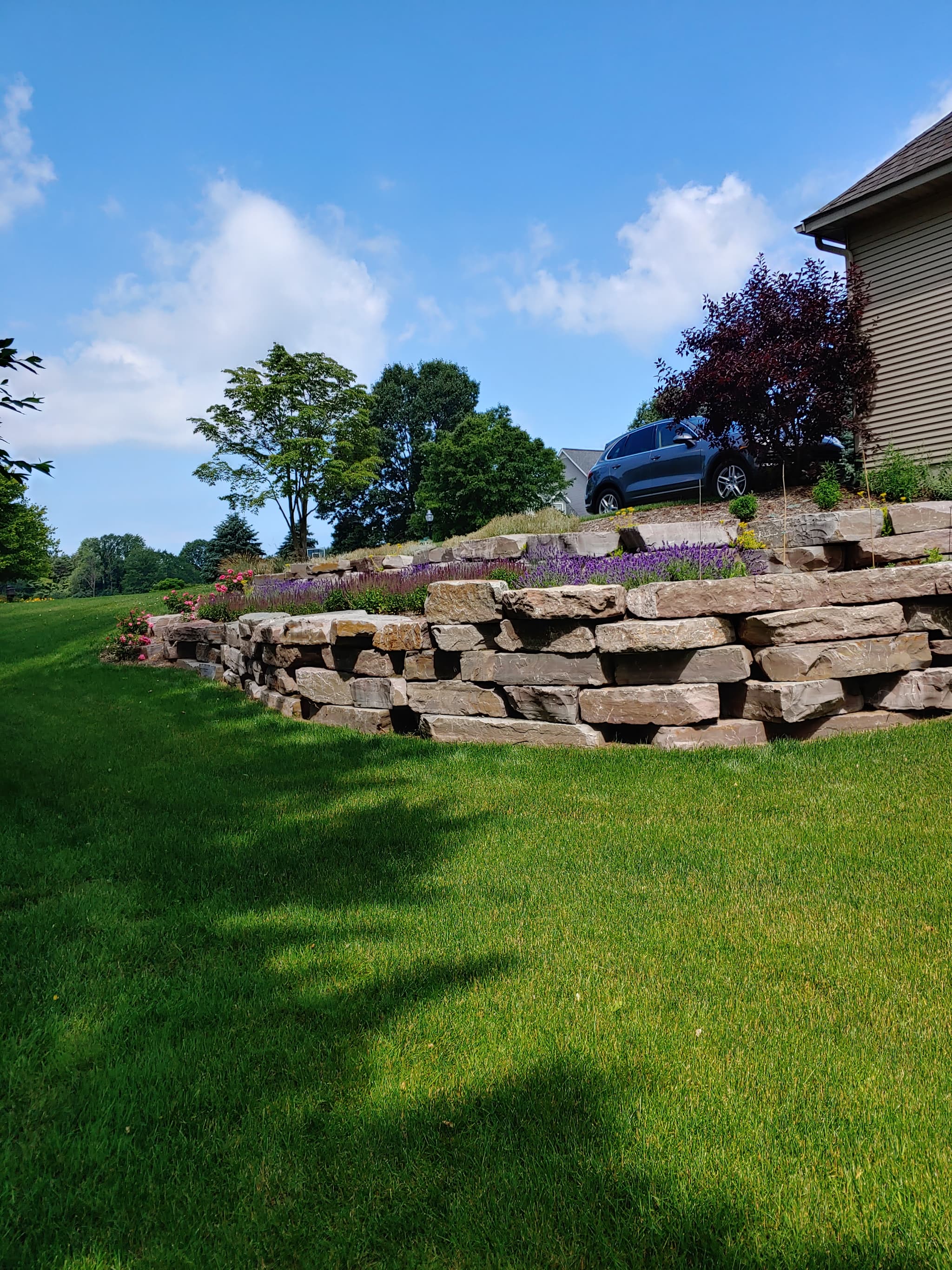 Professional landscaping and lawn care by Aesthetic Gardener in Holland Michigan